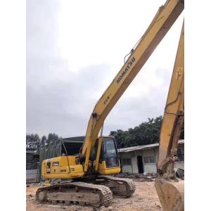 PC220 Used Komatsu Excavator With 18m Long Boom