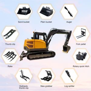 HT60 6Ton Wheel Excavator with 36.2kw Power