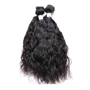 1B Grade 100 Peruvian Human Hair Bundles Pretty Thick Ends Black Color