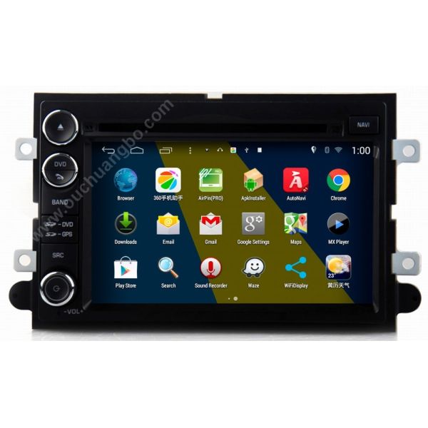 Ouchuangbo audio dvd stereo navi multimedia Ford Explorer 2006-2010 with aux BT miror link android 4.4 OS