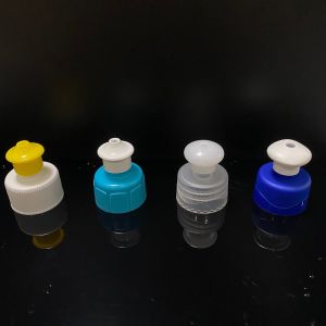 Plastic Water Bottle Cap with Pull and Push Design 20mm 24mm 28mm Samples US 0