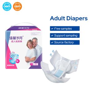 China Elderly Women And Men Adult Disposable Diapers With Tabs on sale