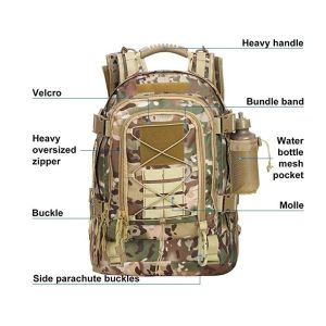 Military Tactical Assault Backpack 3-Day Expandable Backpack Extreme Water