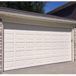 Insulated Sectional Doors with Flat or Contoured Panel Design and Powder Coated