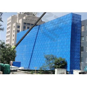 China Blue Perimeter Safety Screens Climbing Scaffold System Punching Steel on sale