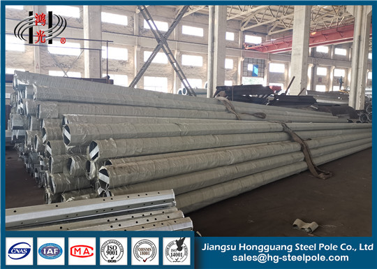 Buy 30ft Polygonal Hot Dip Galvanized Pole With Min Yield Strength 345 Mpa at wholesale prices