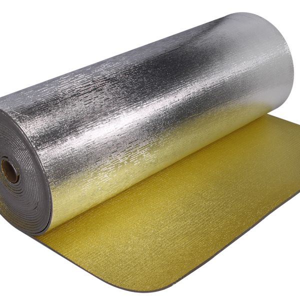 Waterproof XPE Foam Roll Doube Sided Aluminum Foil Floor Wall Insulation