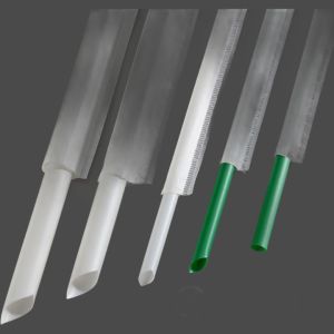 PLA Polylactic Acid Disposable Drinking Straw Compostable Smoothie Straws