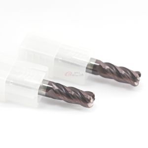 .050" 2mm Corner Radius End Mill Cnc Milling Bits HRC60 4 Flute