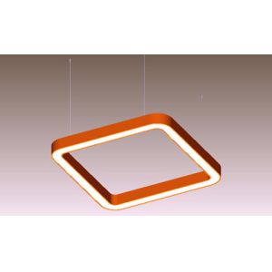 Industrial Rectangle Linear Light Aluminum LED Linear Pendant Light