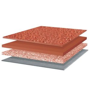 Integrated Sandwich Running Track With Enhanced Durability