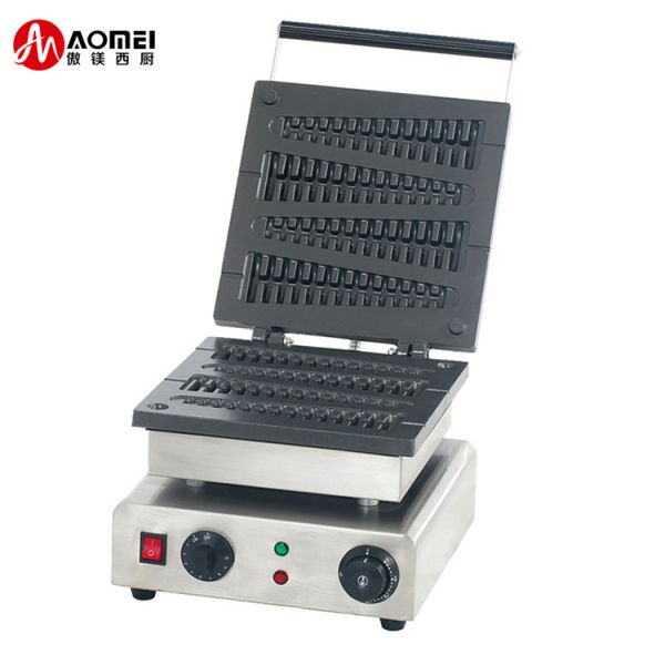 Electric Sandwich Plates Waffle Maker with Interchangeable Wheat Shaped Pine