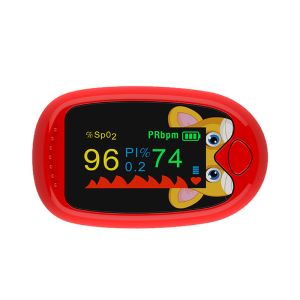 AAA Batteries Powered ABS Fingertip Pulse Oximeter With Lanyard