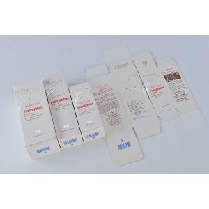 50ml Cleanser Lotion Essence Cosmetic Packaging Boxes Hot Stamping