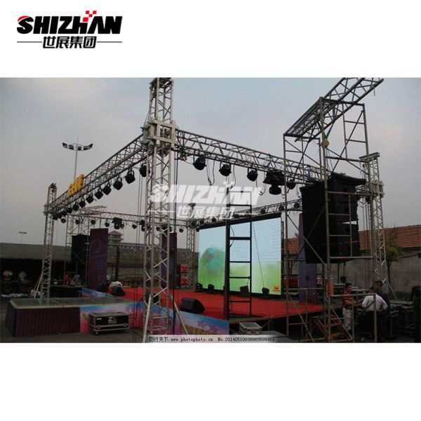 Heavy Duty Long Span Lighting Aluminum Square Truss For Big Show Event