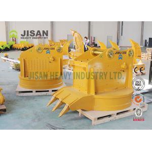 Electro Metal Scrap Lifting Magnet , Ripper Hydraulic Excavator Magnet