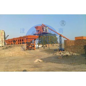 HZS35 Electric Power High Automation Stationary Concrete Batching Plant