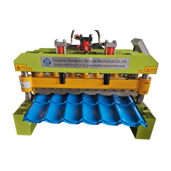 Buy High-Speed 0.3-0.8mm Thickness 2.5T Weight Roofing Sheet Roll Forming Machine for B2B at wholesale prices