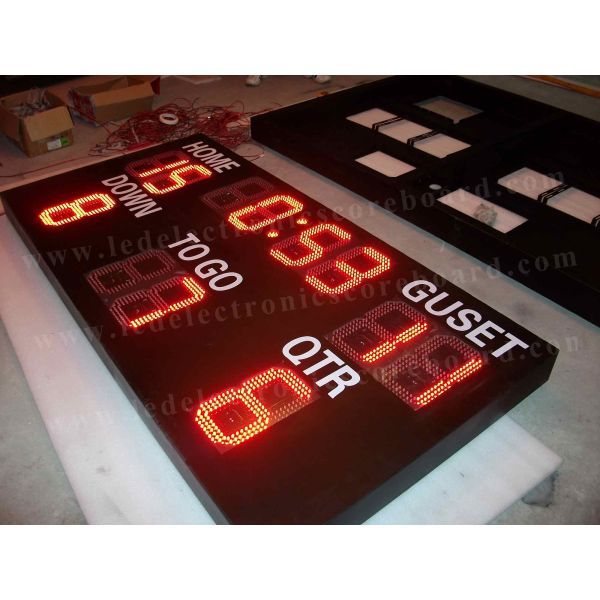 Outdoor Electronic Led Scoreboard For American Football 1000mm*2200mm*100mm