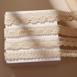 Latest High Quality flower lace ribbon crochet lace roll ribbon