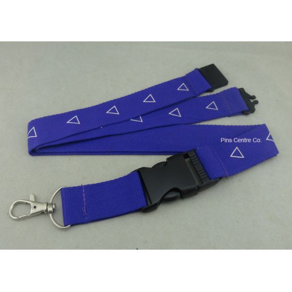 Factory Customized Sublimation Printing Promotional Lanyards , Polyester