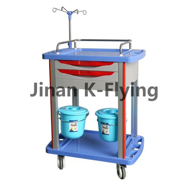 ABS Plastic Treatment Hospital Delivery Medical Trolley Cart