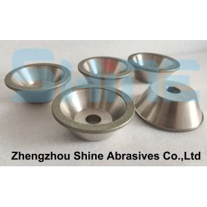 China Customized Electroplated Diamond Wheels 11A2 Bowl Shape 100mm on sale