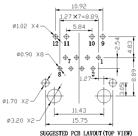 Belfuse SI-50170-F Magnetic RJ45 Jack LPJ1014AWNL Tab-Up 10/100M With LEDs