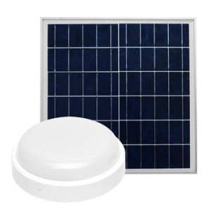White Outdoor Solar LED Ceiling Light 6W 10W Long Working Time For Garden