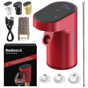 1200mah Rechargeable ABS Food Grade Silicone PP Smart Whiskey Dispenser With LED