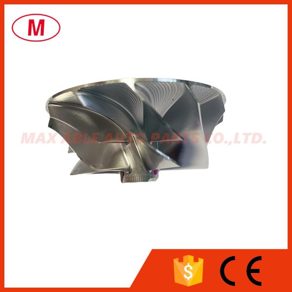 TB25 445347-0003 40.98/54.39mm 6+6blades Turbo Milling/billet Compressor Wheel for 466075-0004/466113-0003/466409-0001/2