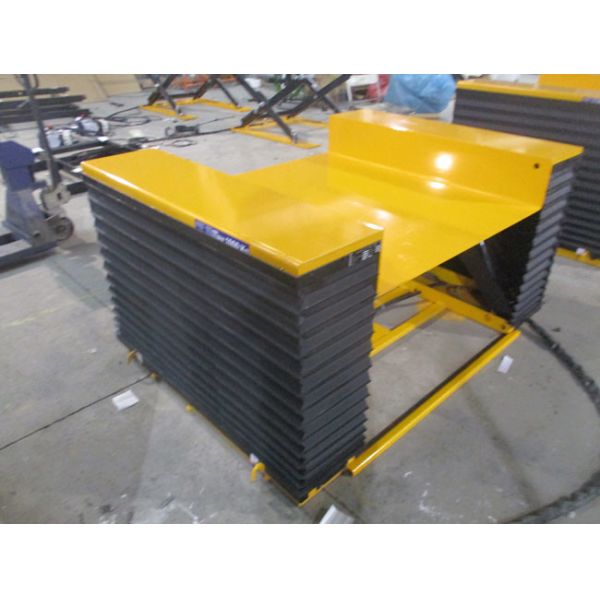 low profile electric hydraulic scissor lift table 1000kg 2000 lb with Explosion-Proof Valve