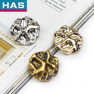 25mm Gold Metal Buttons Fashionable Metal Buttons For Jacket