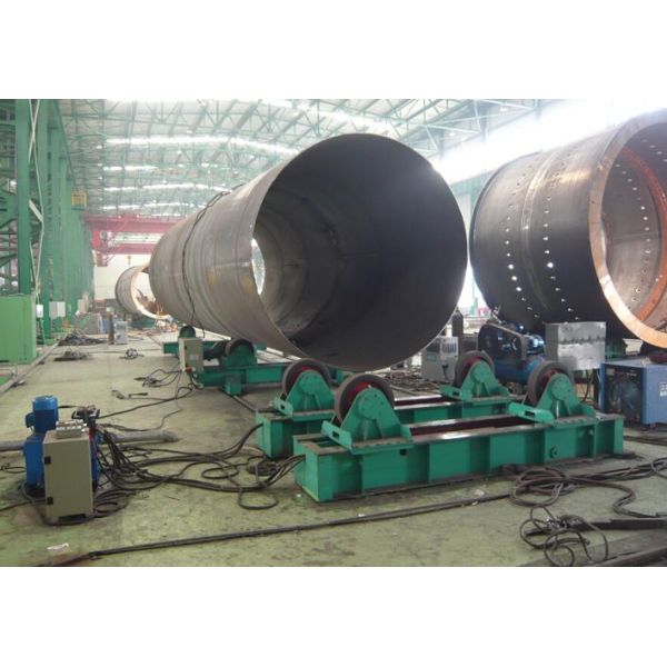 Hydraulic Adjustable Pipe Tank Turning Rolls With Rubber Coated