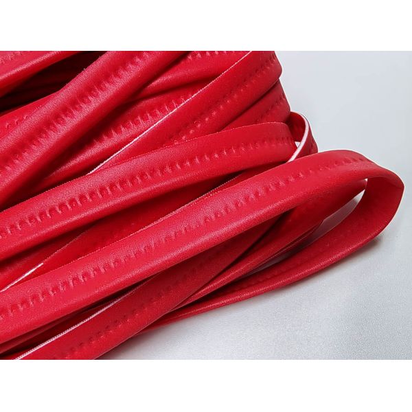 Buy Red Elastic Reflective Piping Ultrasonic Wave Strip Garments Accessories at wholesale prices