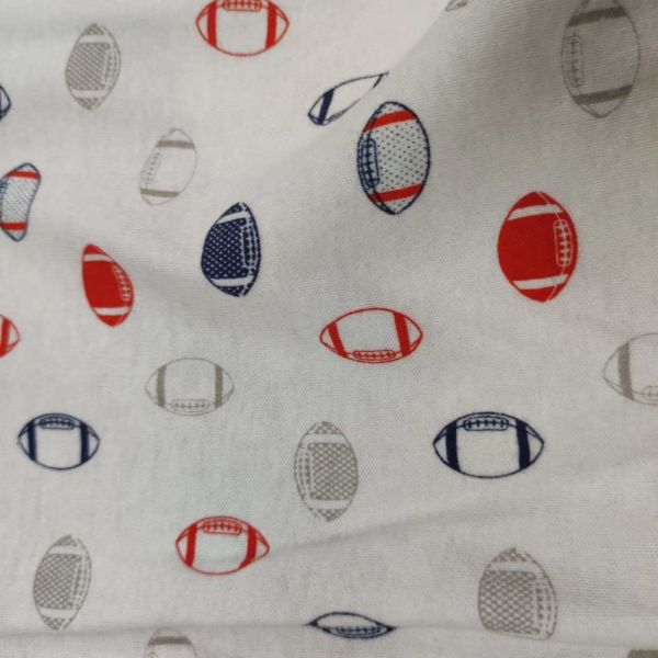 Buy 95% Cotton 5% Spandex Printed Interlock Knitted Fabric 190G 40S at wholesale prices