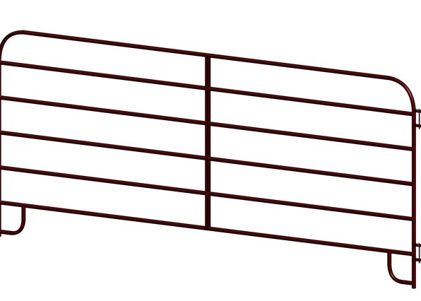 Buy Fully Welding 12ft 6 Rails Horse Corral Panel Powder Coating at wholesale prices