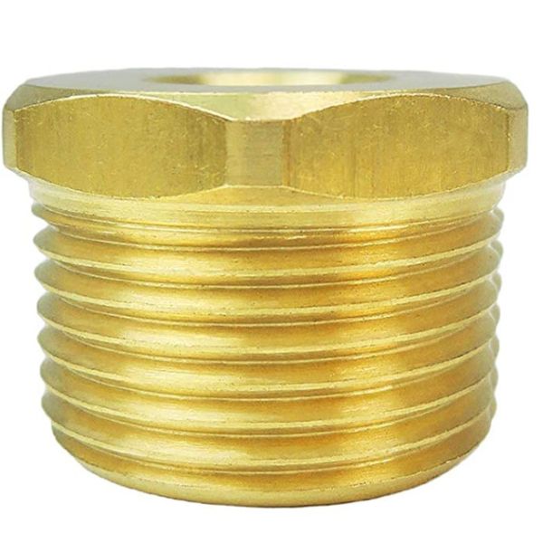 Buy 3/4" NPT Male X 1/4" NPT Female Brass Tube Fitting Hex Bushing at wholesale prices