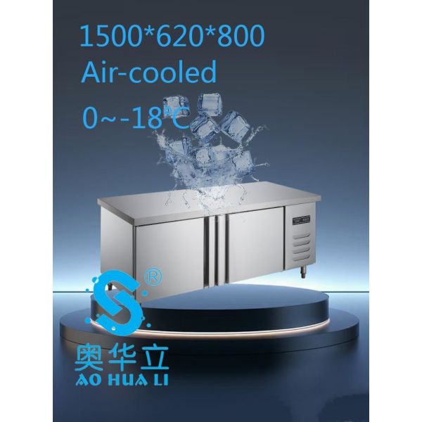 Buy Hygienic 2 Door Commercial Freezer Temperature Control High Stability at wholesale prices