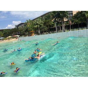 Outside Holiday Resort Surfable Wave Pool Artificial Tsunami For Kids Adults