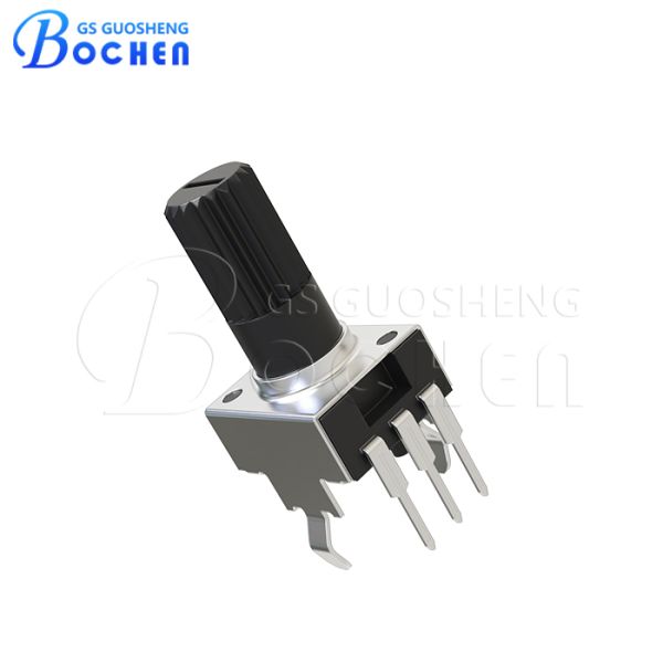 Buy 9mm 5k Ohms To 500k Ohms Single Turn Rotary Trimmer Pot potentiometer RV09 at wholesale prices