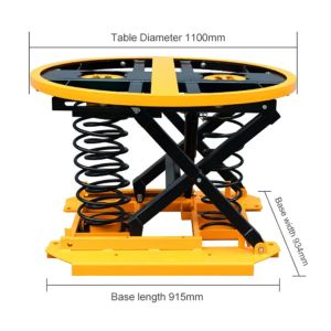 China 2 Ton Spring Activated Lift Table Platform on sale