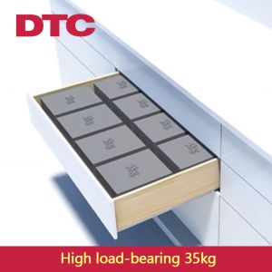 35kg Heavy Duty Full Extension Drawer Slides 77lb 10-22in