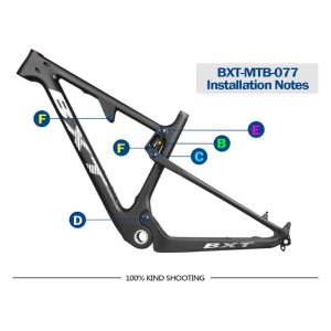 BXT Full Suspension Bike Frame Parts Shockingproof Shox Screws