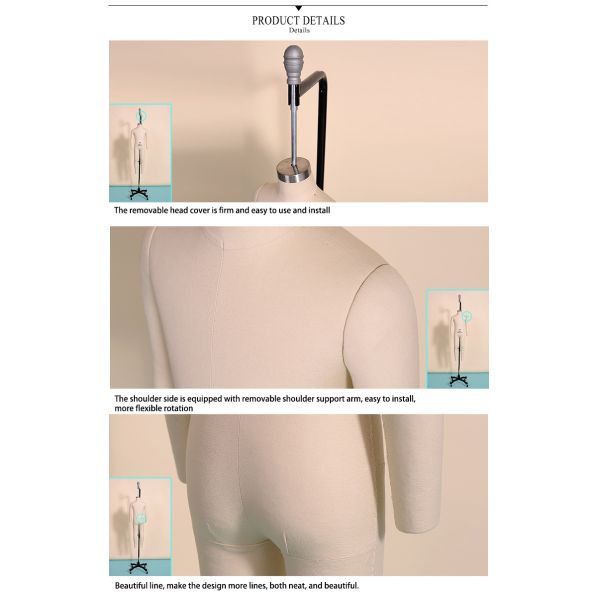 Children Mannequin Hanging Full Body Kids Tailoring Dress Form Tailoring Mannequin