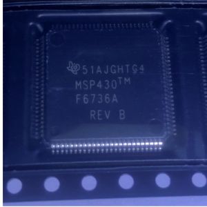 16 Bit Texas Instruments MSP430 Microcontroller IC MSP430F6736AIPZR