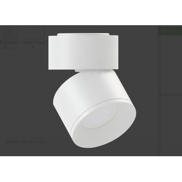 Buy Pure Aluminum Surface Mount LED Lights 20w , Adjustable Led Downlight at wholesale prices
