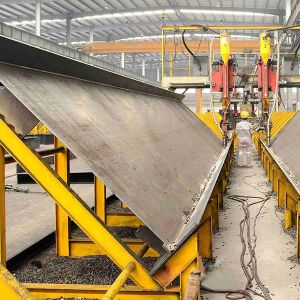 Welding Plate Structural Steel Fabrication With Wooden Pallet Package