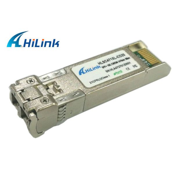 Buy 20km 1470nm SFP+ Optical Fiber Transceiver Receiver Sensitivity < - 15dBm at wholesale prices
