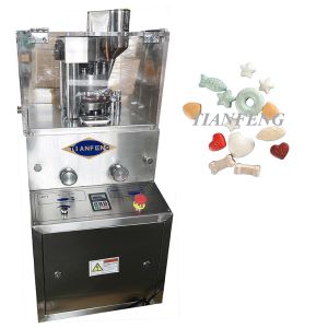 China Rotary Salt Tablet Press Machine Candy Tablet Press For Laboratory on sale